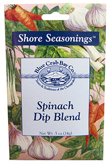 Spinach Dip Blend - Shore Seasonings - Blue Crab Bay Co.