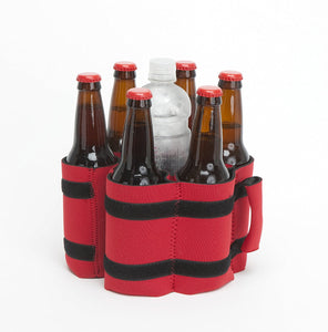 Stubby Strip Original Neoprene Bottle or Can Holder (Red)