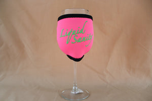 W.I.N.O.S. Boxed Wine Glass w/ Insulator - “Liquid Sanity”