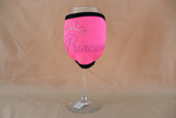 W.I.N.O.S. Boxed Wine Glass w/ Insulator - “Princess”