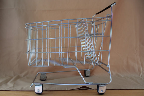 10.5” x 11” Small Metal Shopping Carts