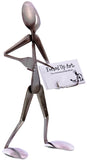 Business Card Holder - Spoon Art Figurine - Forked Up Art
