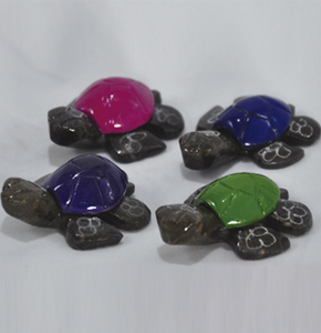 Marble Turtle 1.5" Pink Colored - Turtleman Foundation