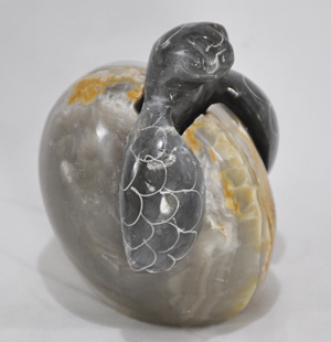 Marble Hatching 5’’ Turtle in Egg  - Turtleman Foundation
