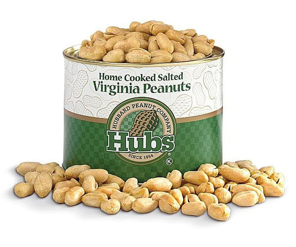 Hubs Salted Virginia Peanuts - 12 oz
