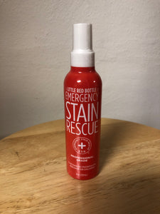 A Little Red Bottle of Emergency Stain Recue