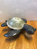 Jumbo Marble Turtle w/ stand by Turtleman Foundation