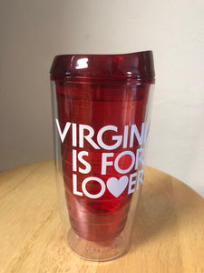 Virginia is for lovers 16oz tumbler