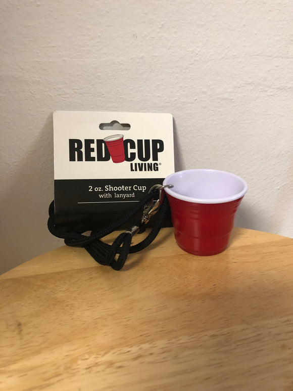 Red Cup Living 2oz Shooter Cup w/ lanyard